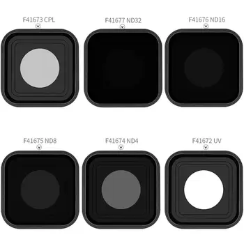 FEICHAO Objektív Nastaviť Filtre UV/CPL/ŽÚ4/8/16/32 Hliníkové Zliatiny Filter Pre Gopro Hero 9 Black Akcia Fotoaparát, Príslušenstvo
