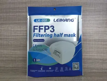 FFP3 masky s CE certifikát a schválenie. Box 20, jednotlivo balené. Doprava zo Španielska 24/48h