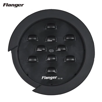 Flanger FS-08 Gitara Soundhole Zvuk Otvor Kryt Bloku Spätnej väzby Buffer Jednoduchá Montáž a demontáž EQ Akustické Folková Gitara