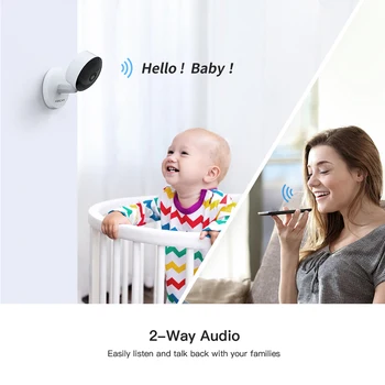Foscam X1 1080P Bezdrôtový Smart Home Security Pet Kamera s AI Ľudských Detekciu Jedného Tlačidla Hovor Baby Monitor