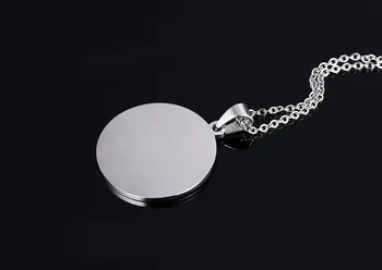 FXM CCE102 nehrdzavejúcej ocele náhrdelník hot predávať populárny jednej ženy 41mm kolo rainbow tvar milenca darček ženy šperky