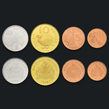 Gambia kompletnú Sadu 4 Kusov Mincí Nový, Originálny Mince Unc Skutočná Afrika Vydávanie Mincí