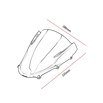 GSXR125 čelné Sklo Čelné sklo Chránič na Suzuki GSX-R125 GSXR 125 2017 2018 2019 Double BUbble Turné Moto Racing Flyscreen