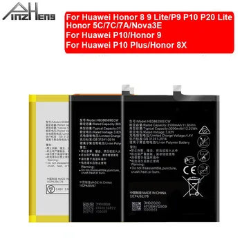 HB366481ECW HB386280ECW HB386589ECW Batériu Pre Huawei Honor 8X 5C 7C 7A 8 9 Lite Bateria Pre Huawei Nova3E P9 P10 P20 Lite Plus