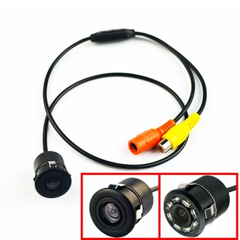 Hippcron Auto parkovacia Kamera 4 LED pre Nočné Videnie Cúvaní Auto Parkovanie Monitor CCD Vodotesná 170 Stupeň HD Video