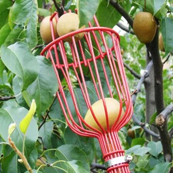 Hliníkové Hlboké Košík Ovocia Na Výber Hlavu Vhodné Ovocie Picker Catcher Apple Broskyňa Zber Záhradného Náradia