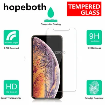 Hopeboth 100ks 9H v nevýbušnom Tvrdeného Skla Mobilný Telefón Obrazovky Chrániče Film Pre iPhone XS XR XS Max X 8 7 plus 6plus