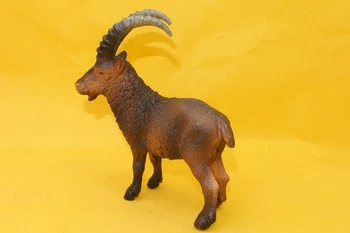 Horúce hračky: Alpine ibex koza simulačný model Zvierat deti hračky pre deti, vzdelávacie rekvizity
