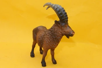 Horúce hračky: Alpine ibex koza simulačný model Zvierat deti hračky pre deti, vzdelávacie rekvizity