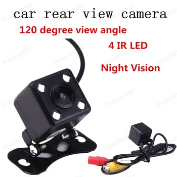 Hot predaj Nočné Videnie nepremokavé zabezpečenia vozidiel parkovacia kamera CCD 4 IR LED 120 Stupňov uhol pohľadu