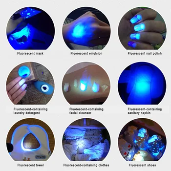 Hot Predaj UV Baterka 365nm Detekciu LED Fialové Svetlo pre Žiarivkové Agent Peniaze Kozmetické