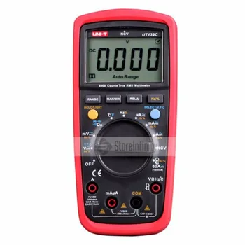 JEDNOTKA UT139C True RMS Digitálny Multimeter Ammeter Multimetro Auto/Manual Rozsah