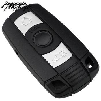 Jingyuqin 10pcs/množstvo 3 Tlačidlo Diaľkového Kľúča Vozidla Shell Smart Key Kryt Fob Prípade Na BMW X5 X6 Série E90 E92 E93 Na 3/5 Smart Key