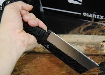 KA09 vysokú tvrdosť kované 440C kuchynský nôž camping rovný nôž s výsadkár lano prežitie taktický nôž CS pazúr nôž