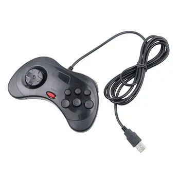 Kebidu Hot USB Káblové Joypad Gamepad Radič Herný Ovládač Herný ovládač Pre Sega pre Saturn Systém Štýl pre PC