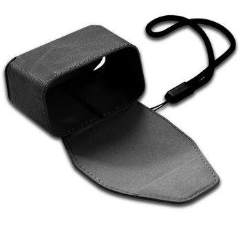 Kožené puzdro Ochranné škatule Plné Pokrytie Skladovanie Taška Chránič s Popruh pre Jabra Elite Aktívne 65T Slúchadlá Bluetooth