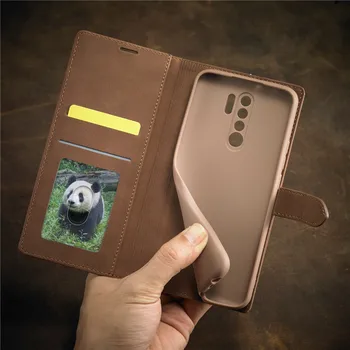 Kožené puzdro Pre Xiao Redmi 8 8A 9 9A 9C prípade Pre Xiao Redmi Poznámka 8 9 pro 8T Peňaženky Flip Karty, Držiak na Stojan Telefónu puzdro