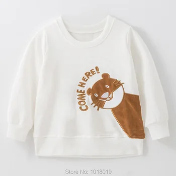 Kvalitná Froté Bavlny Svetre Tee 2021 Značky Baby Chlapci Oblečenie Bebe Deti Mikiny tričká Mikiny Topy Deti Oblečenie