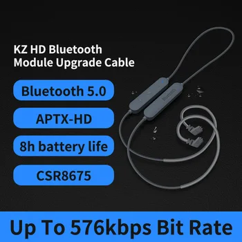 KZ Aptx HD CSR8675 Modul Bluetooth Slúchadlo 5.0 Bezdrôtové Aktualizácie Kábel Platí Originálne Slúchadlá pre AS10 ZS10 Pro ZST