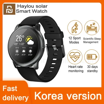Kórejská verzia haylou solárne LS05 smart hodinky šport 2020 Kovové Srdce tlieskanie spánku monitor vodotesný IP68 smartwatch muži ženy Pre iOS Android Xiao Youpin Reloj inteligente
