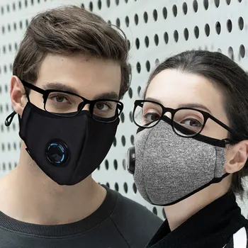 Kórejský Textílie úst tvár masku PM2.5 Anti Haze/Anti prachom úst masku, Respirátor S Uhlíkovým Filtrom, Respirátor Čierna Maska