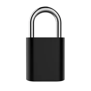 L34 Mini Odomknúť Nabíjateľná Smart Lock Keyless Odtlačkov Prstov Zámok Proti Krádeži Bezpečnostný Visiaci Zámok Dverí Batožinového Zámok Malé Políčko