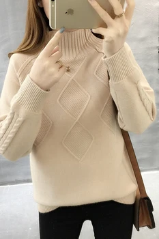 Lacné, veľkoobchod 2019 nové jeseň zima Hot predaj dámskej módy bežné teplé pekný Sveter BP139