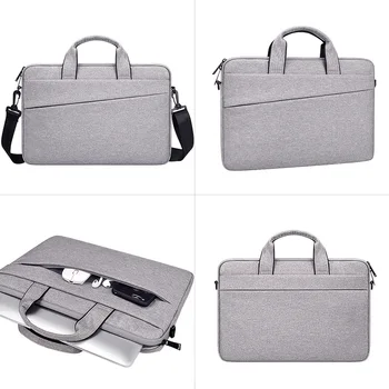 Laptop Taška cez Rameno pre Macbook Messenger Bag má multifunkčný Dizajn Notebook Taška 13' 14' 15' Prenosný Kufrík pre Dell, HP, Samsung