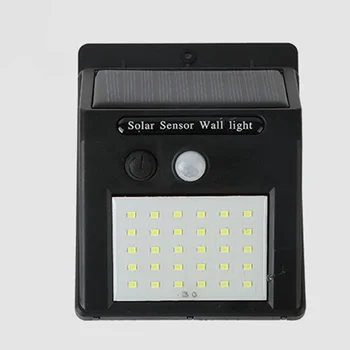 LED baterka vonkajší snímač na stenu nepremokavé slnečná záhrada street svetelný senzor automaticky lampa pohybu verejnej ceste Noc blubs