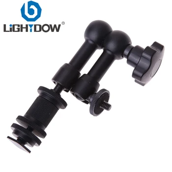 Lightdow 7 palcový Nastaviteľné Trenie Formuloval Magic Arm pre DSLR Plošinu LCD Monitor LED Svetlo Kamery Príslušenstvo