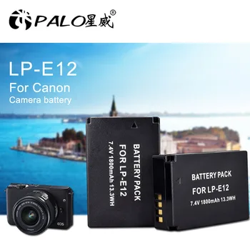 LP-E12 LPE12 LP E12 fotoaparát batéria Pre canon eosm M10 M50 M100 Rebel SL1 EOS 100D EOS KISS X7