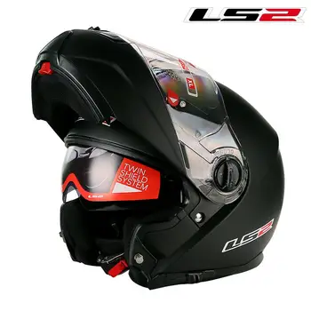LS2 FF325 modulárny motocyklové prilby s vnútornou slnečná clona objektívu flip up racing štít moto prilby ECE plnú tvár motorky prilby