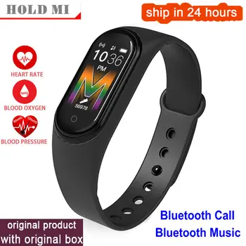 M5 Smart Hodinky Bluetooth Hovoru/Hudba Smart Kapela Nepremokavé Tepová Frekvencia, Krvný Tlak Muži Ženy Zdravia Náramok Inteligentný Náramok