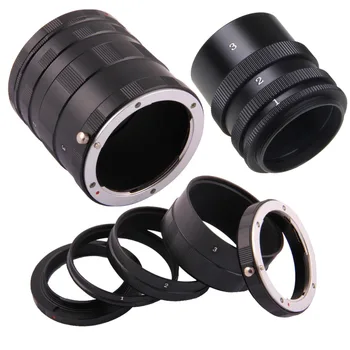 Makro Predĺženie Trubice Krúžok Pre M42 / Canon EOS / Nikon AI / SONY AF / NEX / Pentax PK / Olympus Pansonic Lumix M4/3 Micro 4/3