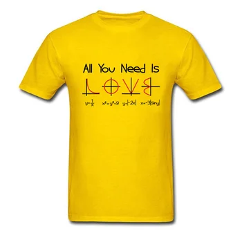 Matematika Diagram Modelu Biele Tričká Láska Vyriešiť Matematický Problém Geometrie Dizajnér Muž T-shirts Leto/Jeseň Tee Tričko Crewneck