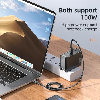 MCDODO 100W GaN 3-Port USB Nabíjačka Power Dodanie PD3.0 PPS QC3.0 Vhodný pre Apple iphone 12 Samsung Poznámka 10+ PD