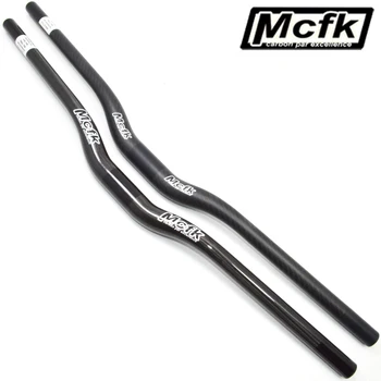 MCFK všetky Karbónový MTB bicykel riadidlá alebo 3 k UD vlákniny horský bicykel stúpačky riadítka 31.8 mm ploché riadidlá 600-740mm matný
