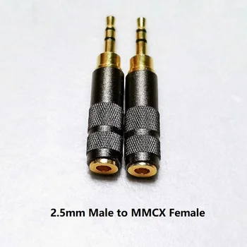 MMCX CIEM 2Pin 0.78 mm Mužov a 2,5 mm, 3,5 mm Žena Mini Slúchadlá Slúchadlá Pripojte Kábel Adaptéra pre IEM Kábel Príslušenstvo Slúchadlo T