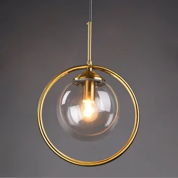 Moderné LED Svetiel Prívesok Luxusný Sklenený Prívesok Lampa Obývacia Izba, Spálňa Nordic Kuchynské Závesné Lampy Domova Svietidlá