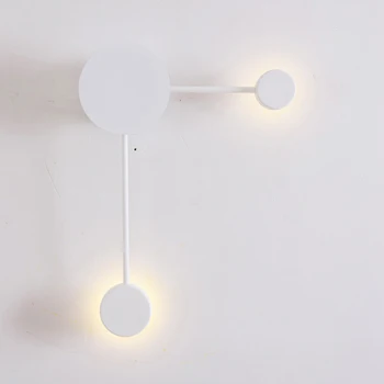 Moderný Jednoduchý LED Nástenné Svietidlá Obývacia Izba TV Steny, Spálne, Nočná Lampa Nordic Domova Dizajnér Koridoru Hotel Železa Nástenné Svetlá