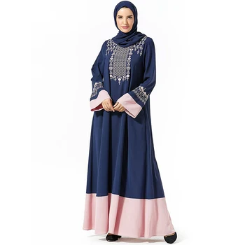 Moslimské Oblečenie Na Strednom Východe Dubaj Štýl Islamskej Turecko Módne Vyšívané Maroko Kaftan Arabských Elegantné Šaty Pakistan Kimono