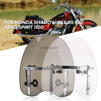 Moto bike Motorke Motorke čelné Sklo Čelné sklo Číre Pre Honda Shadow ACE RS 750 Aero Ducha 1100