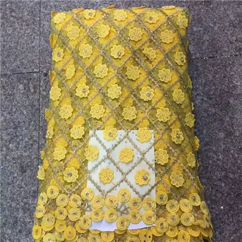 Najnovšie Broskyňa Afriky francúzsky čistý Čipky S Dostatkom kamene Korálkové Tylu Ťažké Čipky Textílie 5yds Pre Veľké Príležitosti šaty