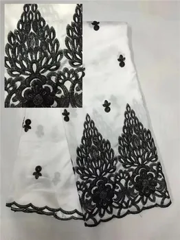 Najnovšie Populárne Vzory fialová Sequin Textílie 5 Metrov Afriky Čipky Tkaniny Vysokej Kvality george čipky textílie pre ženy Žltá