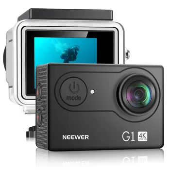 Neewer G1 Ultra HD 4K Akciu, Fotoaparát 12MPX, 98 ft Podvodná Vodotesný Fotoaparát