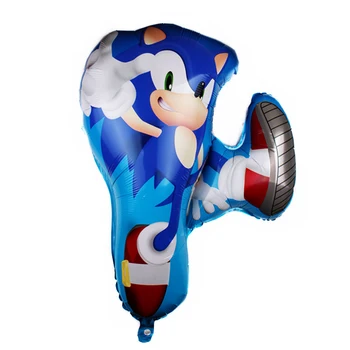 New Horúce Sega Sonic The Hedgehog Balón Super Hrdina Dvojité Bočné Fólie Ballon Narodeninové Balóny, Dekorácie Detí Sprcha