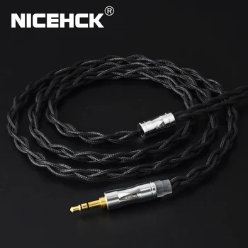 NICEHCK C4-1 Kábel 6N monokryštálov Medi UPOCC Silver Plated 3.5/2.5/4.4 mm MMCX/2Pin/QDC/NX7 Pre KXXS Kanas TFZ F3 TANCHJIM