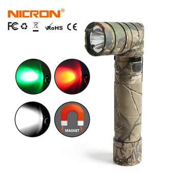NICRON Magnet 90 Stupňov Nabíjateľná LED Baterka Handfree 1200L Ultra Vysoký Jas Nepremokavé Camo Rohu LED Baterkou B70