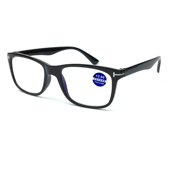 Nové 2020 Námestie Veľké okuliare na Čítanie rám 5009 Žien a Mužov Unisex Okuliare módne Leopard color /Black Anti-modré svetlo +100-+4