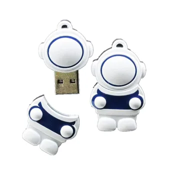 Nové Astronaut Usb Flash Disk Skutočná Kapacita USB 2.0 kl ' úč vysokej rýchlosti 4 GB 8 GB 16 GB 32 GB, 64 GB 128 gb kapacitou 256 GB Pero Jednotky Tlače Loga